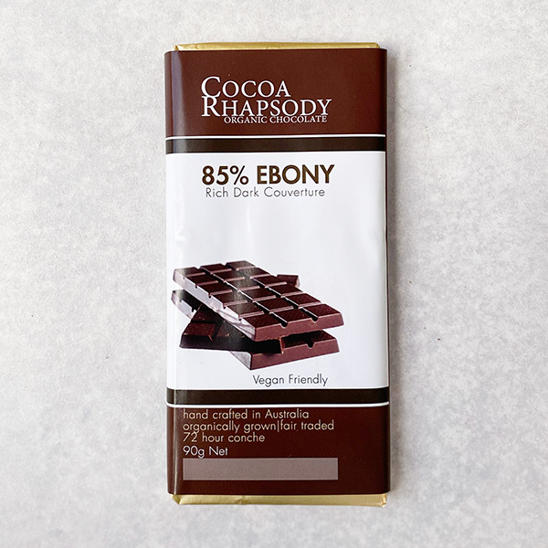 Cocoa Rhapsody Chocolate Dark 85% Ebony 90g
