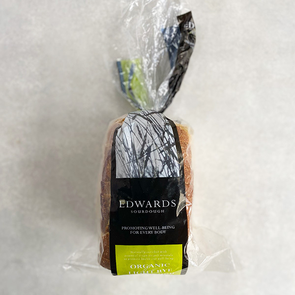 Edwards Organic Sourdough Bread Light Rye 680g