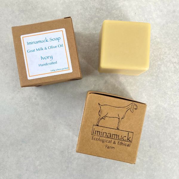 Iminamuck Goat Milk & Olive Oil Soap Ivory 140g