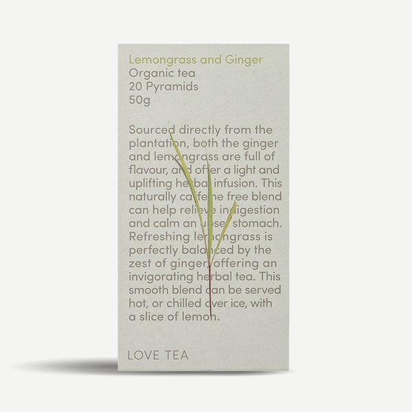 Love Tea Lemongrass and Ginger 20 pyramids