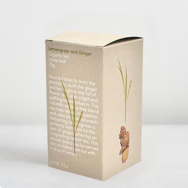 Love Tea Lemongrass and Ginger Loose Leaf 75g