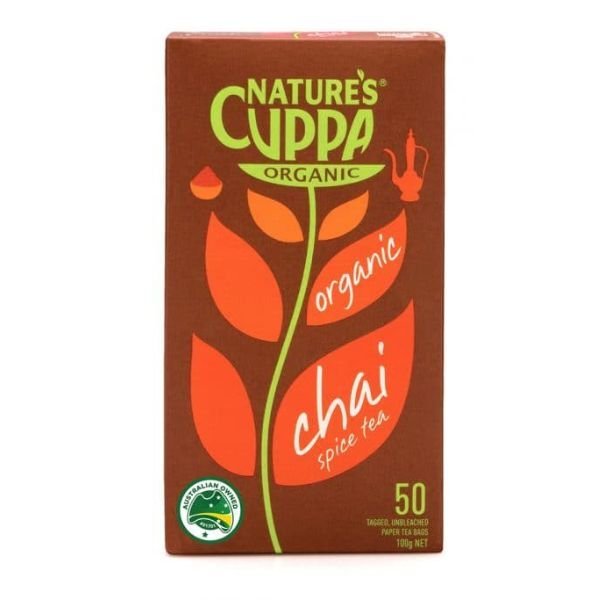 Nature's Cuppa Spiced Chai Tea 50 Bags