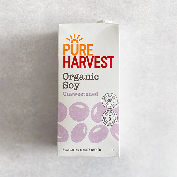 Pure Harvest Soy Milk Unsweetened  1L