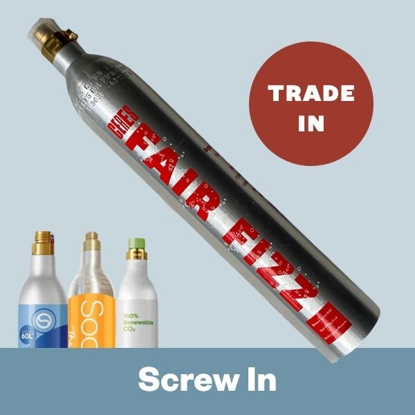CERES Fair Fizz CO2 Gas Cylinder TRADE IN -  Screw In