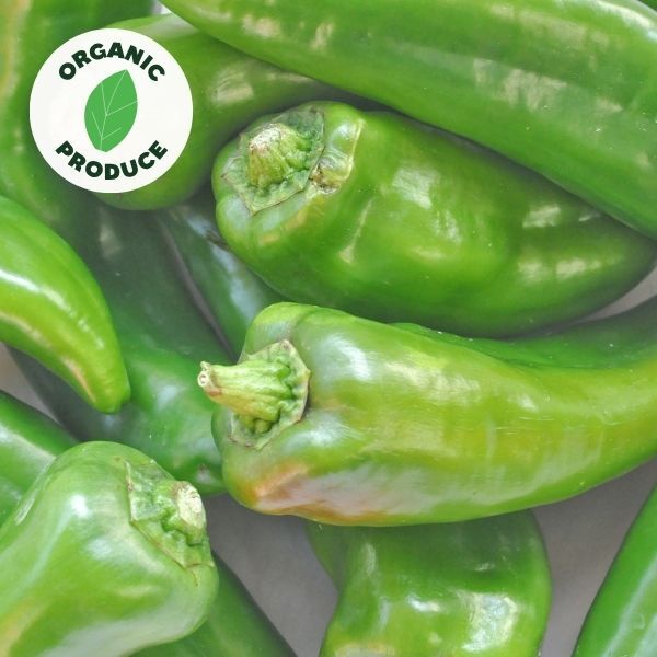 Capsicum Green Bullhorn Organic 250g