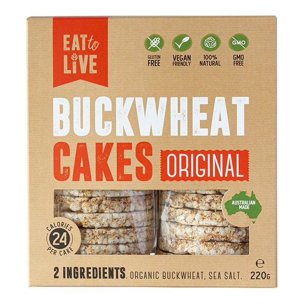 Eat to Live Buckwheat Cakes 220g