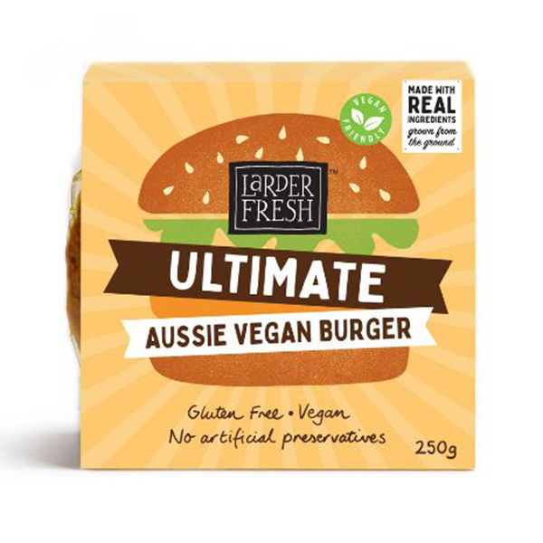 Larder Fresh Ultimate Aussie Vegan Burger Pack of 2