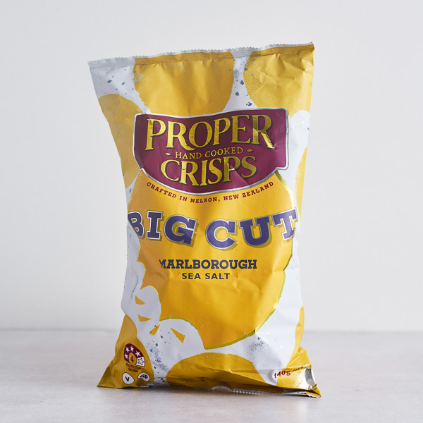 Proper Crisps Big Cut Marlborough Sea Salt 140g