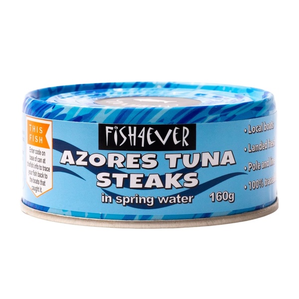 Fish 4 Ever Tuna Steaks in Spring Water 160g