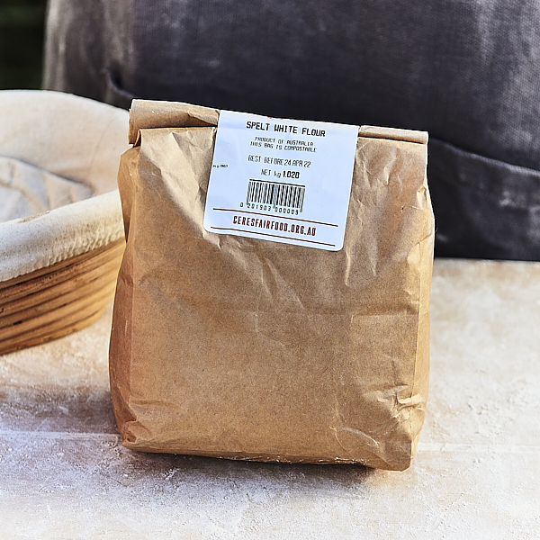 Wholegrain Milling Co - Organic Stoneground White Spelt Flour  1kg