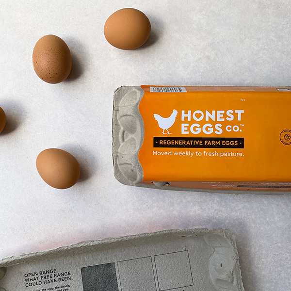Eggs Free Range Honest Egg Co.  600g