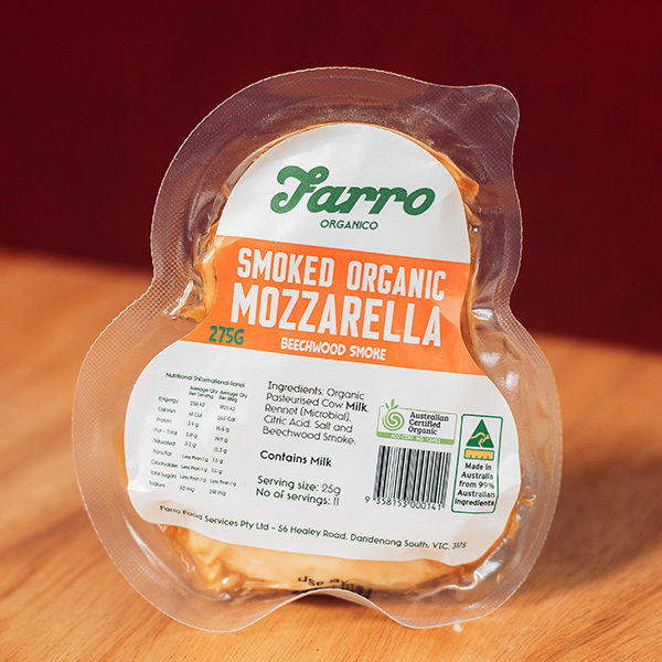 Farro Organic Smoked Mozzarella 275g