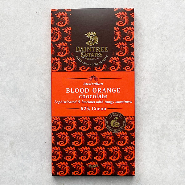 Daintree Estates Australian Blood Orange Chocolate 52% Cocoa 80g
