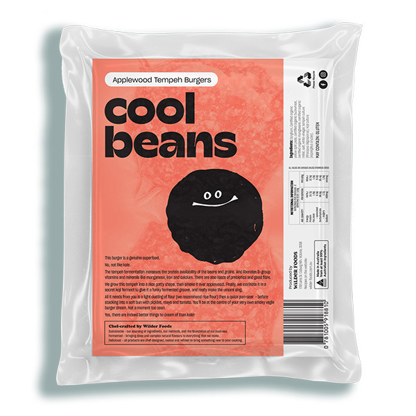 Cool Beans Tempeh Burgers pack of 2