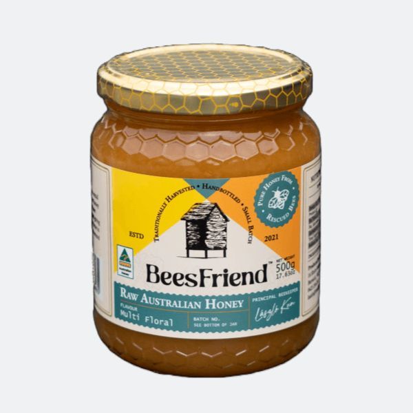 Beesfriend Pure Raw Honey 500g