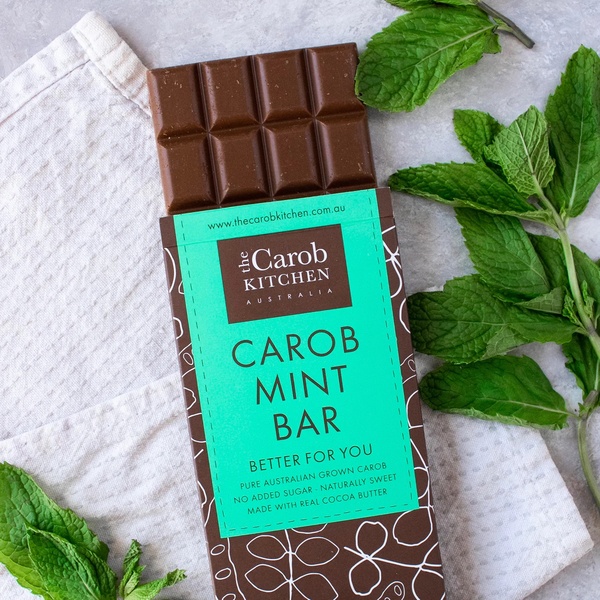 The Carob Kitchen Carob Mint Bar 80g