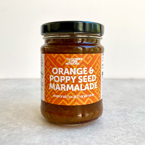 The Corner Store Network Marmalade Orange and Poppyseed 290g