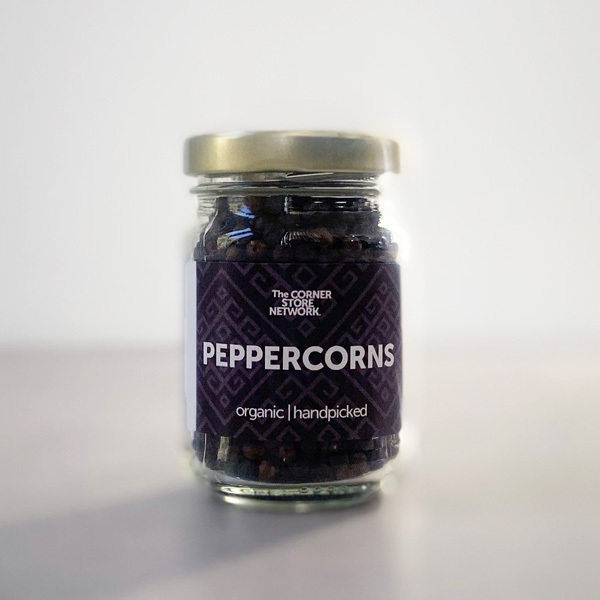 The Corner Store Network Organic Black Pepper Corns 80g