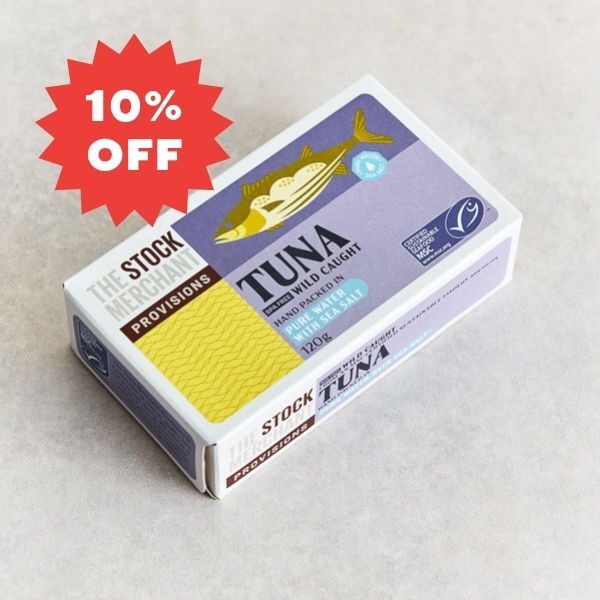 The Stock Merchant Tuna in Water with Sea Salt 120g