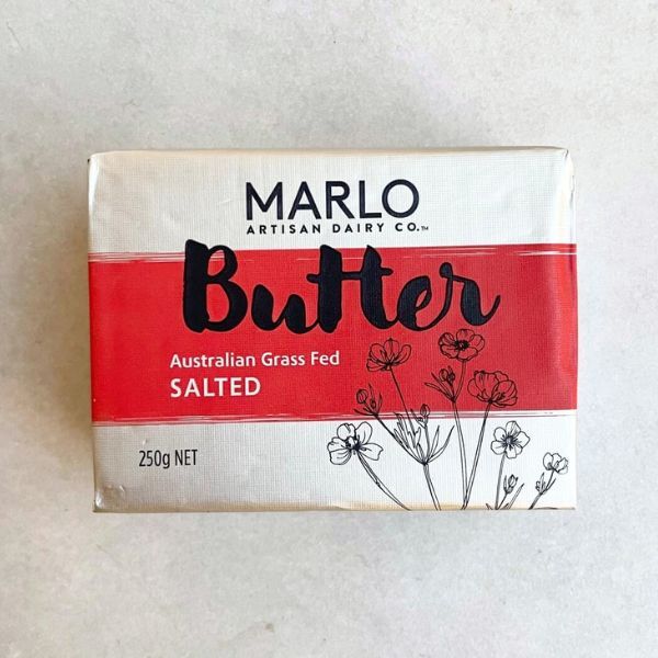 Marlo Grass Fed Butter Salted  12x250g
