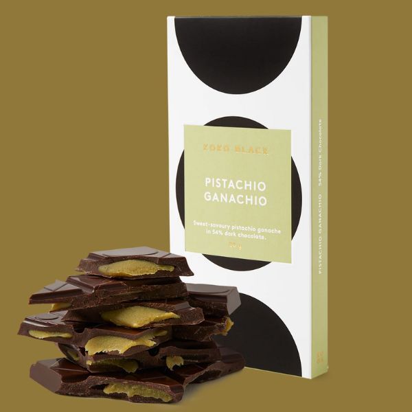 Koko Black Block Dark 54% Pistachio Ganachio 80g