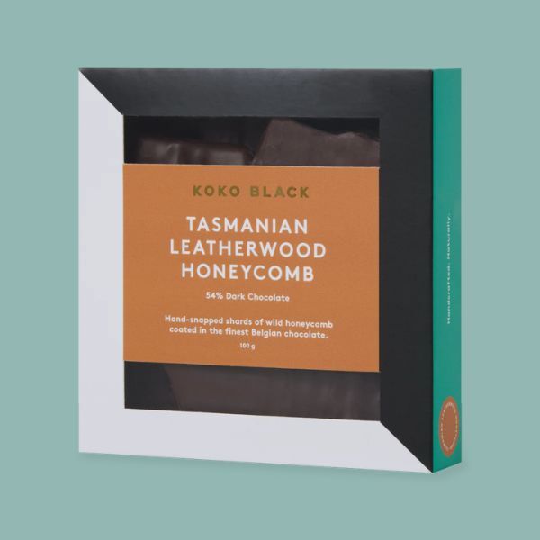 Koko Black In Between Dark 54% Tasmanian Leatherwood Honeycomb 100g
