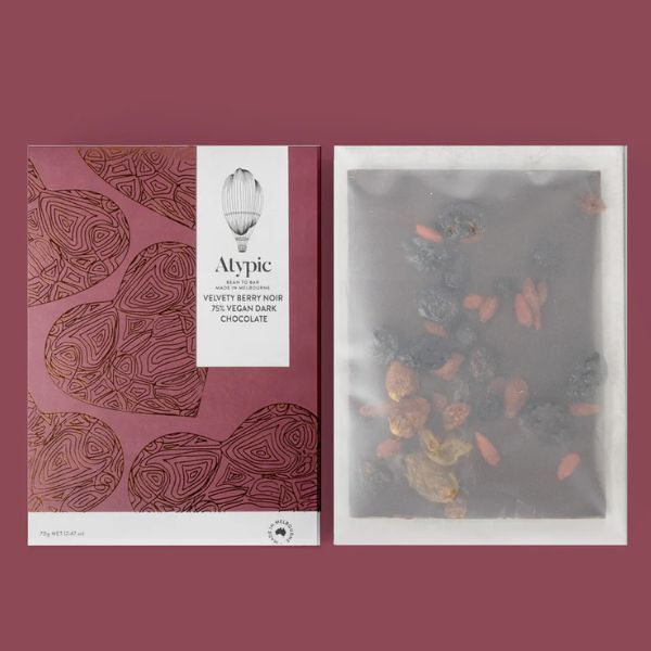 Atypic Dark Chocolate Mixed Berries 80g