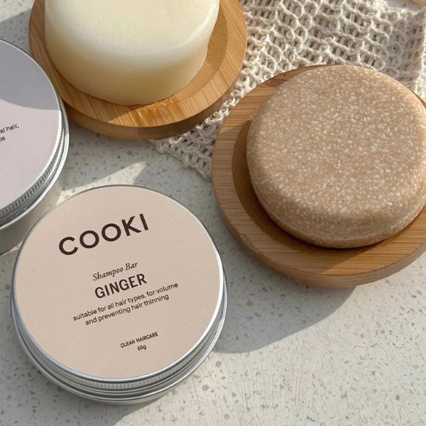 Cooki Shampoo Bar Ginger Tin 65g
