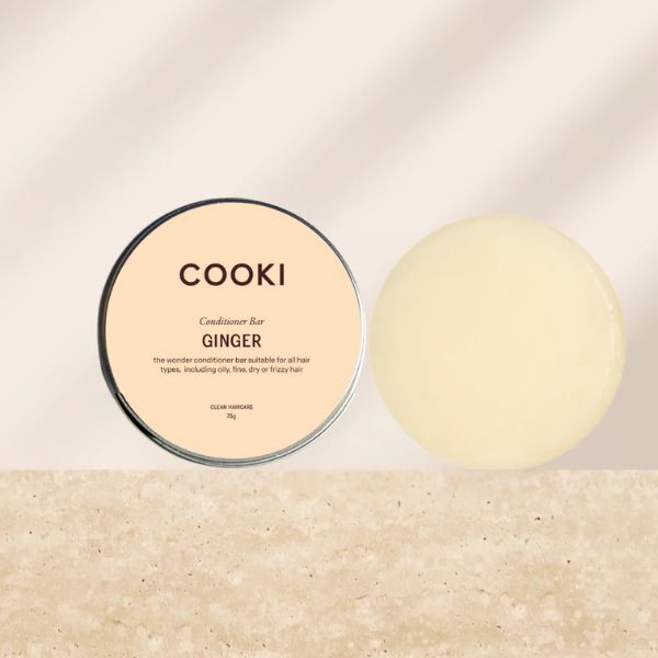 Cooki Conditioner Bar Ginger Tin 75g