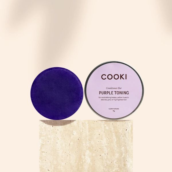 Cooki Conditioner Bar Purple Toning Tin 75g