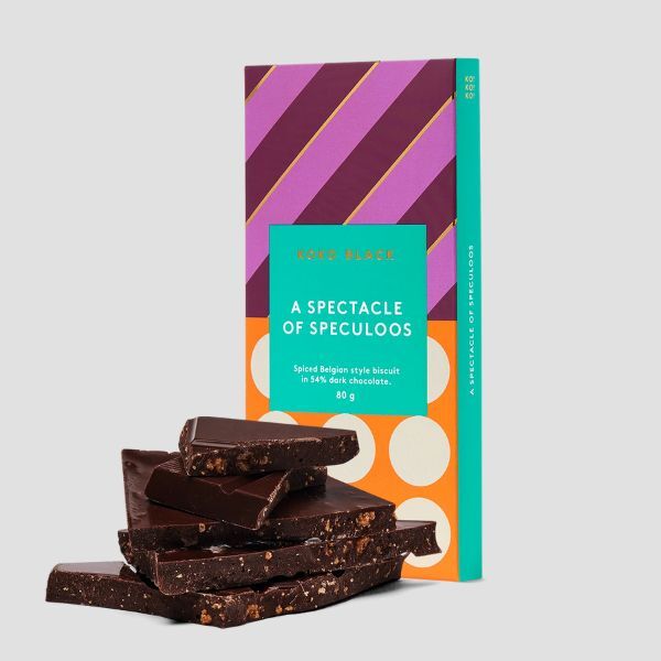 Koko Black Christmas Block Dark Chocolate A Spectacle of Speculoos 80g
