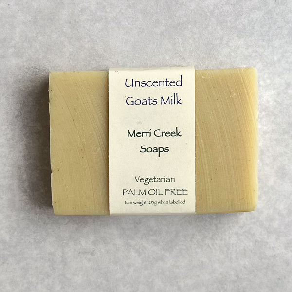 Merri Creek Soaps Unscented Goat Milk 105g x2