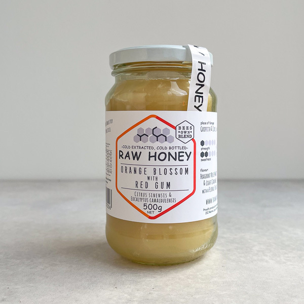 Raw Honey Orange Blossom With Red Gum 500g