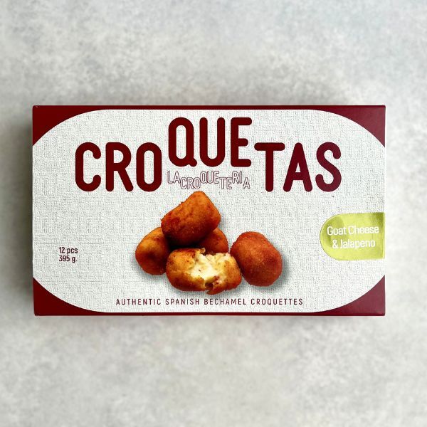 La Croqueteria Croquetas Goat Cheese and Jalapeno pack of 12
