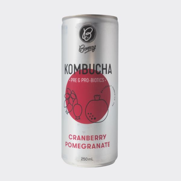 Bonsoy Kombucha Cranberry Pomegranate 12x250ml