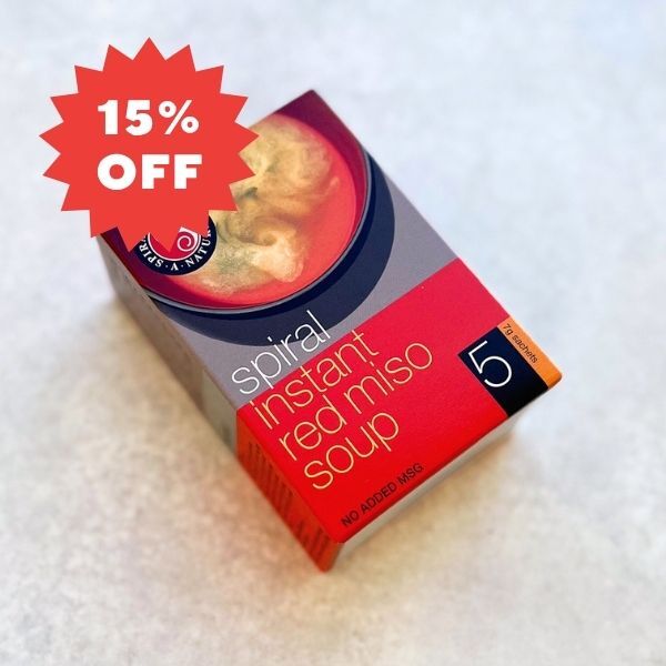 Spiral Foods Instant Red Miso Soup pack of 5