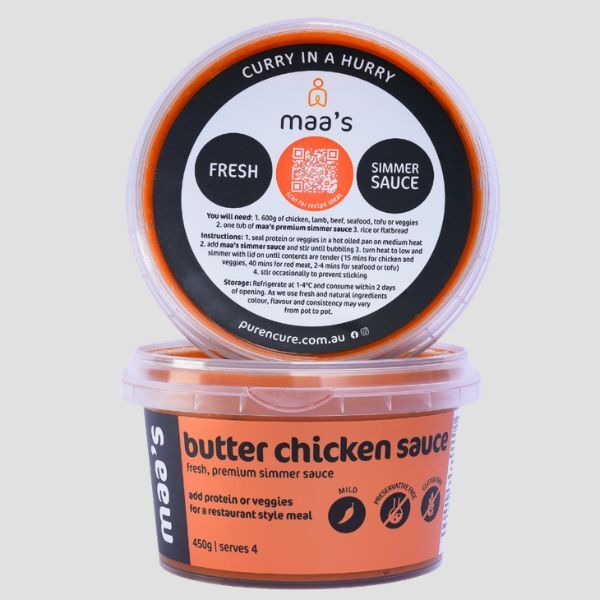 Maa's Simmer Sauce Butter Chicken 450g