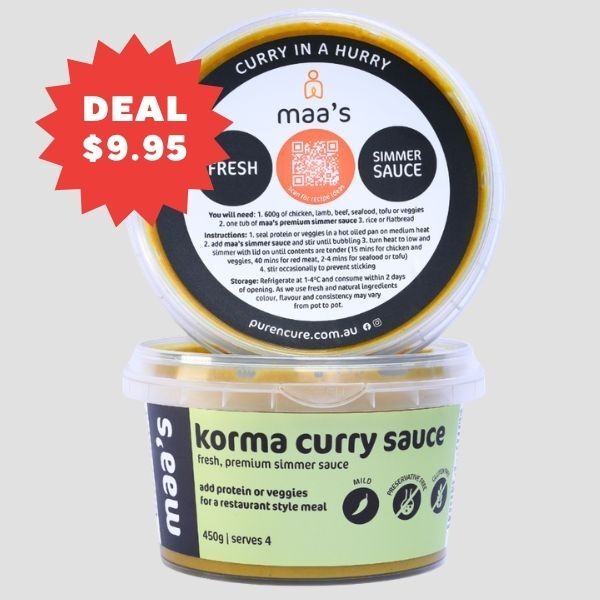 Maa's Simmer Sauce Korma 450g