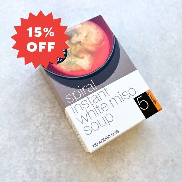 Spiral Foods Instant White Miso Soup pack of 5