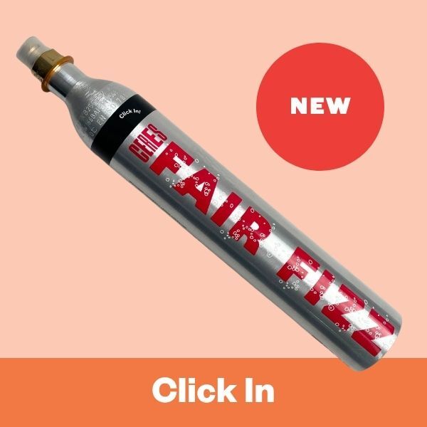 CERES Fair Fizz CO2 Gas Cylinder NEW - Click In