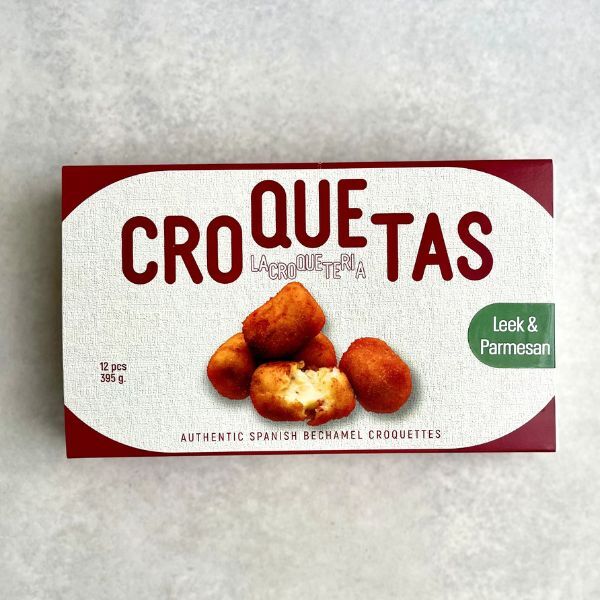 La Croqueteria Croquetas Leek and Parmesan pack of 12