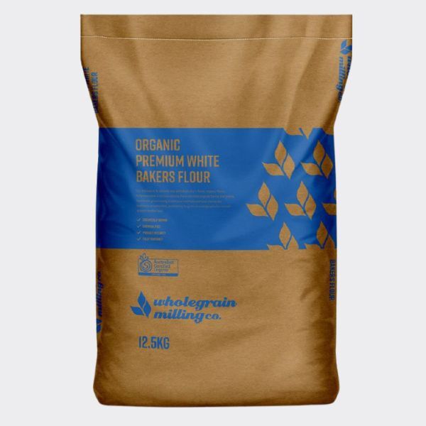 Wholegrain Milling Co Premium White Bakers Flour 12.5kg