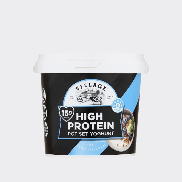 Village Dairy Yogurt High Protein Low Fat 1kg