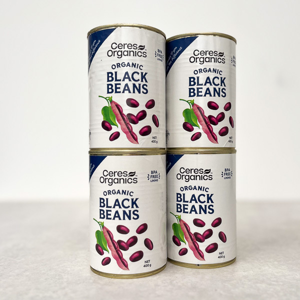 Black Beans  400g pack of 4