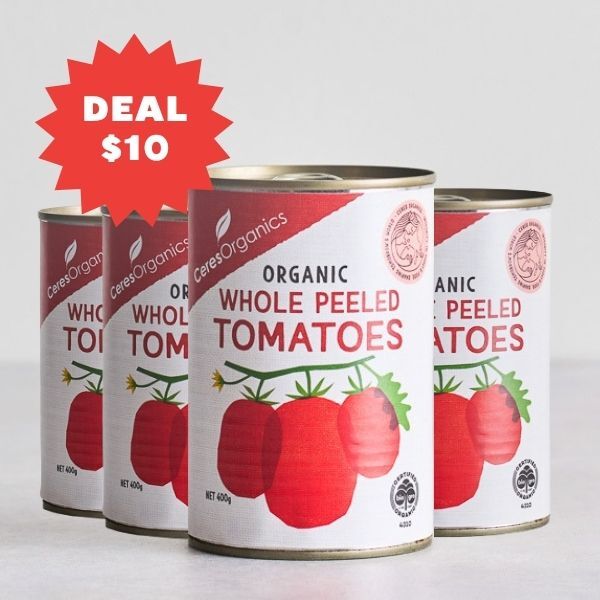 Tomatoes Whole Peeled  400g pack of 4