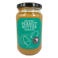 Spiral Foods Organic Peanut Butter Crunchy 375g