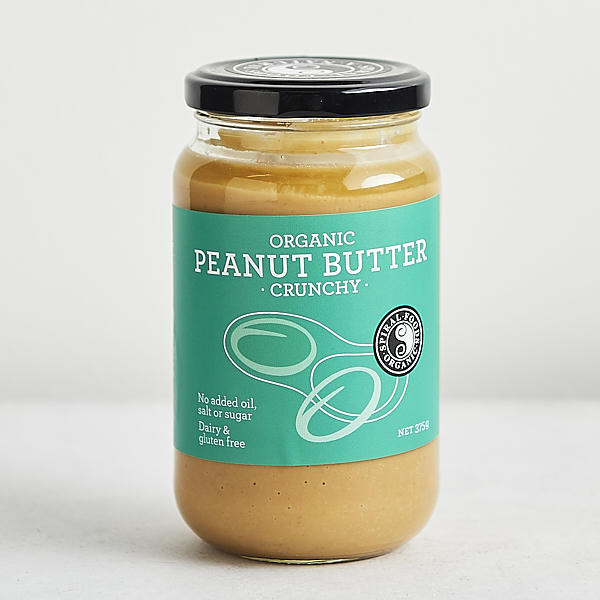 Spiral Foods Organic Peanut Butter Crunchy 375g